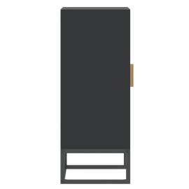 Servantă, negru, 60x30x75 cm, lemn prelucrat, 5 image