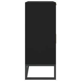 Servantă, negru, 60x30x75 cm, lemn prelucrat, 6 image