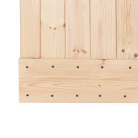 Ușă de hambar, 80x210 cm, lemn masiv de pin, 7 image