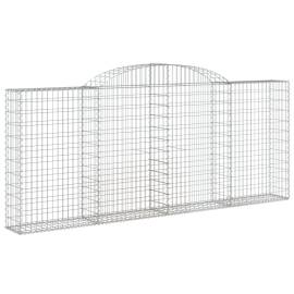 Coșuri gabion arcuite 10 buc, 300x30x120/140 cm fier galvanizat, 3 image