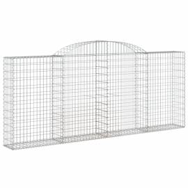 Coșuri gabion arcuite 11 buc, 300x30x120/140 cm fier galvanizat, 3 image