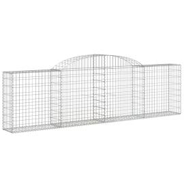 Coșuri gabion arcuite 6 buc., 300x30x80/100 cm, fier galvanizat, 3 image