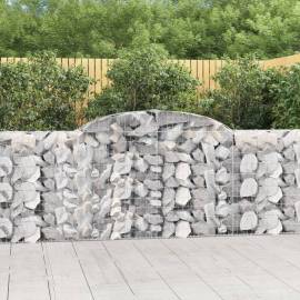 Coșuri gabion arcuite 8 buc, 300x30x100/120 cm fier galvanizat