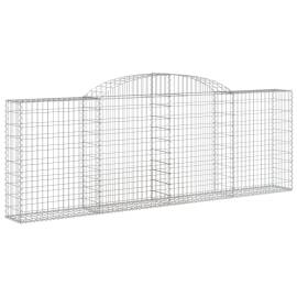 Coșuri gabion arcuite 8 buc, 300x30x100/120 cm fier galvanizat, 3 image