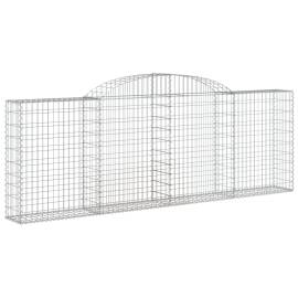 Coșuri gabion arcuite 9 buc, 300x30x100/120 cm fier galvanizat, 3 image