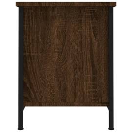 Comodă tv cu uși, stejar maro, 60x35x45 cm, lemn prelucrat, 7 image
