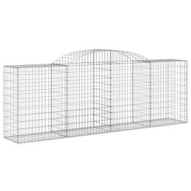 Coșuri gabion arcuite 5 buc, 300x50x100/120 cm, fier galvanizat, 3 image