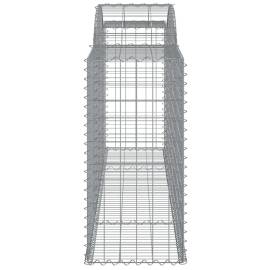 Coșuri gabion arcuite 5 buc, 300x50x100/120 cm, fier galvanizat, 5 image