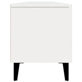 Comodă tv, alb, 180x31,5x40 cm, lemn prelucrat, 8 image