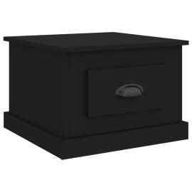 Măsuță de cafea, negru, 50x50x35 cm, lemn compozit, 2 image