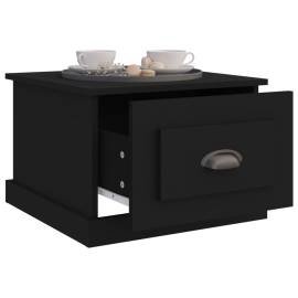 Măsuță de cafea, negru, 50x50x35 cm, lemn compozit, 5 image