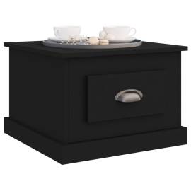 Măsuță de cafea, negru, 50x50x35 cm, lemn compozit, 4 image