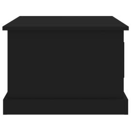 Măsuță de cafea, negru, 50x50x35 cm, lemn compozit, 8 image