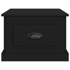Măsuță de cafea, negru, 50x50x35 cm, lemn compozit, 6 image
