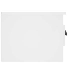 Noptieră de perete, alb, 41,5x36x28 cm, 7 image