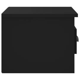 Noptieră de perete, negru, 41,5x36x28 cm, 7 image