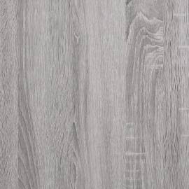 Birou, gri sonoma, 100x50x90 cm, lemn prelucrat și fier, 8 image