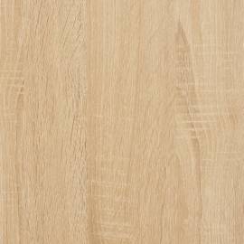 Birou, stejar sonoma, 80x50x90 cm, lemn prelucrat și fier, 8 image