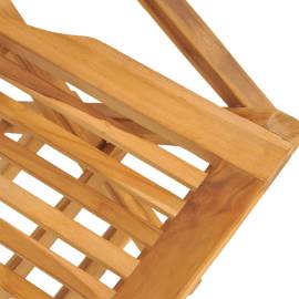 Set masă pentru grădină, lemn masiv de tec, 5 piese, 6 image