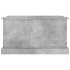 Cutie de depozitare, gri beton, 70x40x38 cm, lemn prelucrat, 6 image