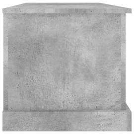 Cutie de depozitare, gri beton, 70x40x38 cm, lemn prelucrat, 7 image