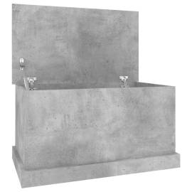 Cutie de depozitare, gri beton, 70x40x38 cm, lemn prelucrat, 2 image