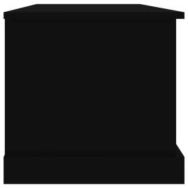 Cutie de depozitare, negru, 70x40x38 cm, lemn prelucrat, 7 image