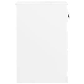 Dulap lateral cu sertar, alb, 40x50x75 cm, lemn prelucrat, 7 image