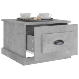 Măsuță de cafea, gri beton, 50x50x35 cm, lemn prelucrat, 5 image