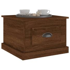 Măsuță de cafea, stejar maro, 50x50x35 cm, lemn prelucrat, 4 image