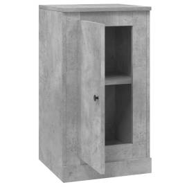Servantă, gri beton, 37,5x35,5x67,5 cm, lemn prelucrat, 6 image