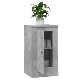 Servantă, gri beton, 37,5x35,5x67,5 cm, lemn prelucrat, 5 image