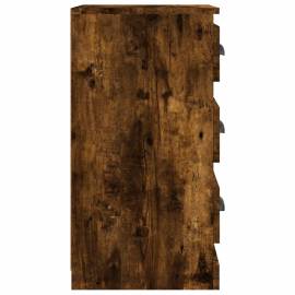 Servantă, stejar fumuriu, 36x35,5x67,5 cm, lemn prelucrat, 5 image
