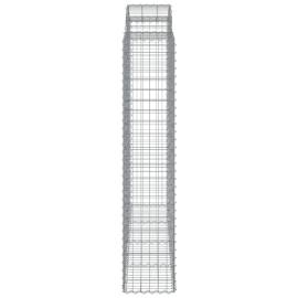 Coșuri gabion arcuite, 4 buc 200x50x200/220 cm, fier galvanizat, 5 image