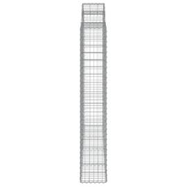 Coșuri gabion arcuite 10 buc, 200x50x180/200cm, fier galvanizat, 5 image