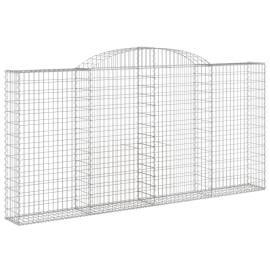 Coșuri gabion arcuite 6 buc. 300x30x140/160 cm fier galvanizat, 3 image