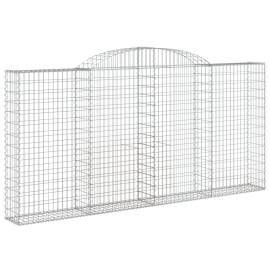 Coșuri gabion arcuite 8 buc. 300x30x140/160 cm fier galvanizat, 3 image