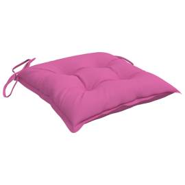 Perne pentru scaun, 4 buc., roz, 40x40x7 cm, material textil, 5 image
