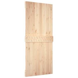 Ușă de hambar, 100x210 cm, lemn masiv de pin, 6 image