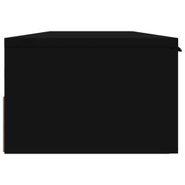 Dulap de perete, negru, 102x30x20 cm, lemn prelucrat, 7 image