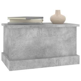 Cutie de depozitare, gri beton, 50x30x28 cm, lemn prelucrat, 4 image