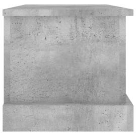 Cutie de depozitare, gri beton, 50x30x28 cm, lemn prelucrat, 7 image