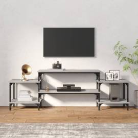 Dulap tv, gri sonoma, 157x35x52 cm, lemn prelucrat, 3 image