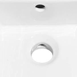 Chiuvetă ceramică pătrată, cu robinet (nu se vinde individual), 7 image
