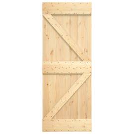 Ușă, 95x210 cm, lemn masiv de pin, 5 image