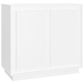 Servantă, alb, 80x34x75 cm, lemn prelucrat, 2 image