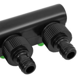 Adaptor pentru robinet 4 căi verde/negru 19,5x6x11 cm abs și pp, 5 image