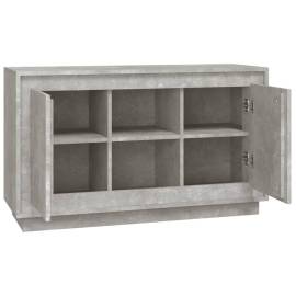 Servantă, gri beton, 102x35x60 cm, lemn prelucrat, 6 image