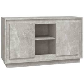 Servantă, gri beton, 102x35x60 cm, lemn prelucrat, 2 image