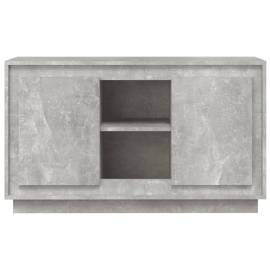 Servantă, gri beton, 102x35x60 cm, lemn prelucrat, 5 image